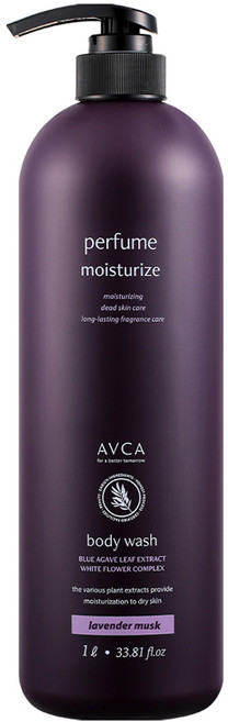 아브카 퍼퓸 대용량 바디워시 라벤더 머스크, 1L, 1개