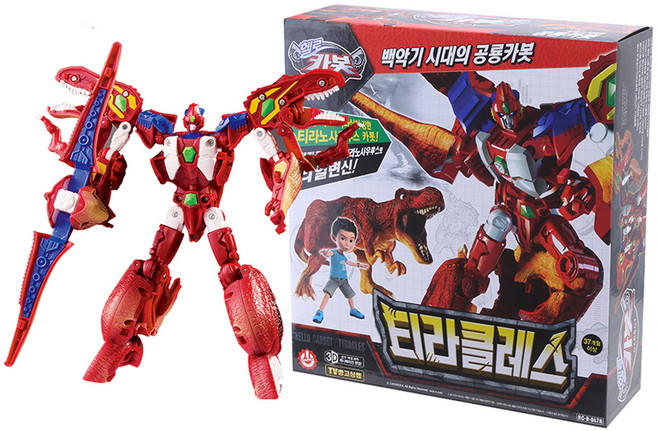 초이락 헬로카봇 티라클레스 로봇, 혼합색상, 1개