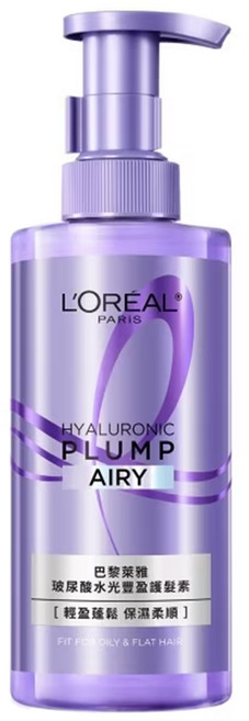 L'OREAL PARiS 巴黎萊雅 玻尿酸水光豐盈護髮素, 1個, 440ml