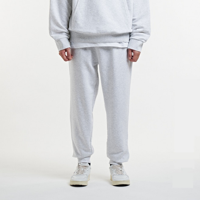 오버캐스트 남녀공용 베이직 무지 조거스웻 팬츠