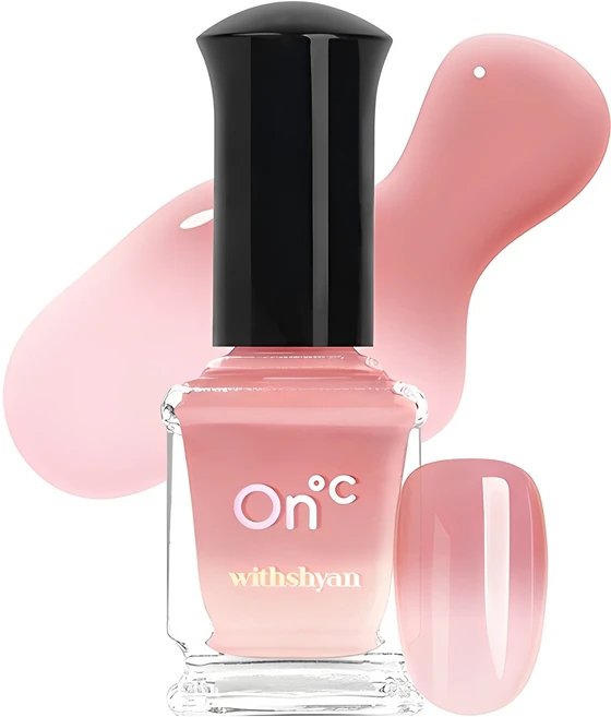 위드샨 온도 변화 매니큐어, 05도달콤한온도, 9ml, 1개 - 쿠팡