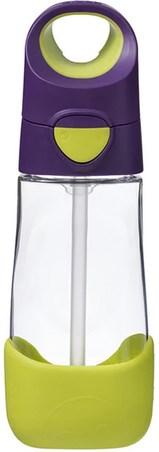 b.box Tritan 隨行水壺 450ml 適合3-8歲寶寶 不含BPA, 葡萄紫, 1個