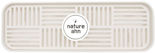 네이처안 물빠짐 식기 건조 트레이 S, 1단, 화이트, 1개