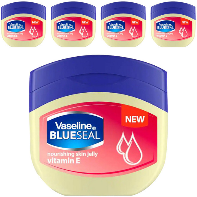 Vaseline 凡士林 潤膚膏 維他命E, 50ml, 5罐