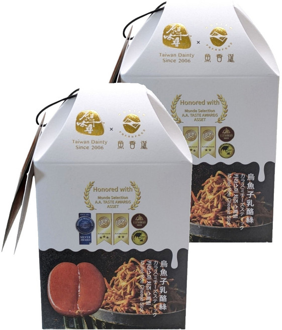 YUXIAN 魚香涎 烏魚子乳酪絲, 2個, 50g