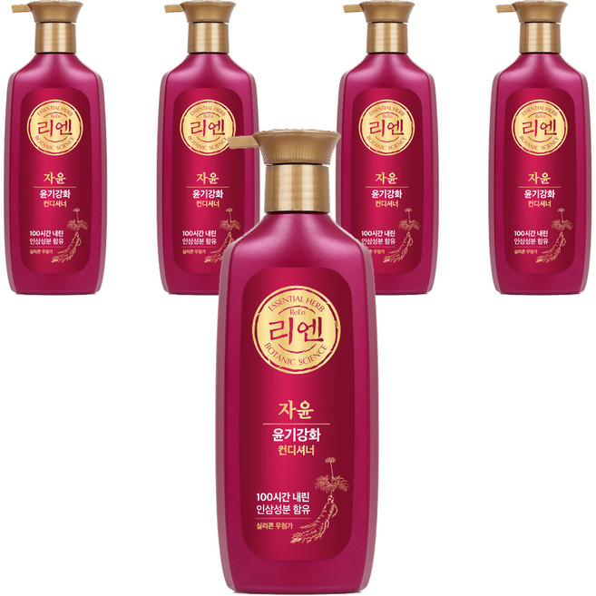 리엔 자윤 윤기강화 컨디셔너, 500ml, 5개