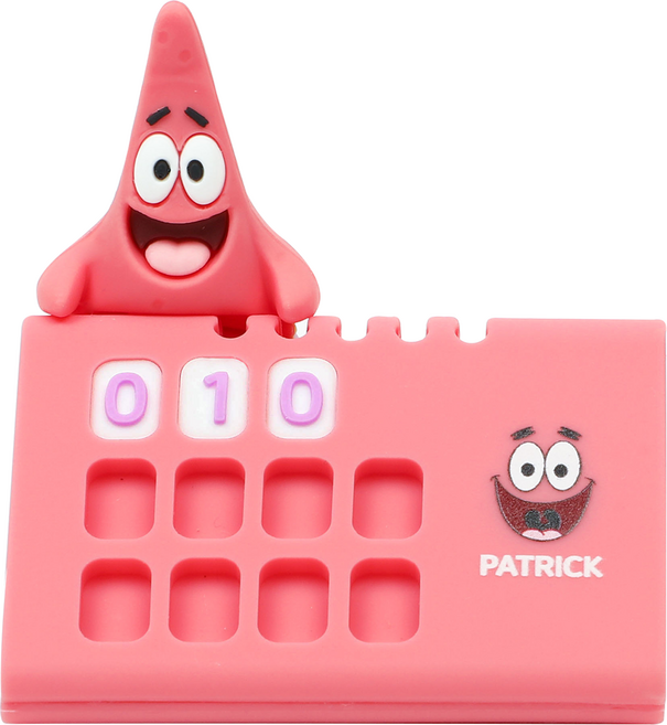 니켈로디언 스폰지밥 피규어 주차번호판, 뚱이, 1개