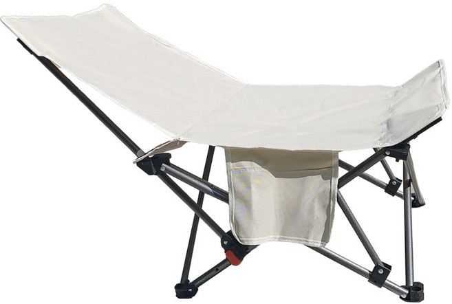 멜로우버디 각도조절 리클라이너 캠핑의자, 베이지, 1개