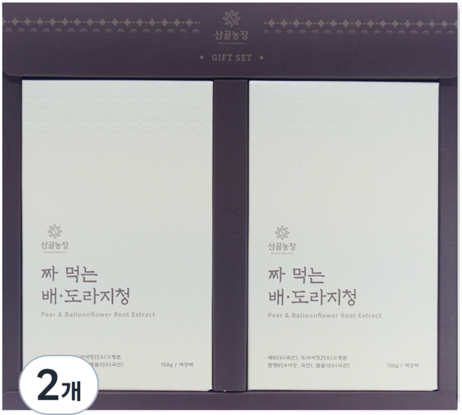 산골농장 짜먹는 배도라지청, 10g, 30개입, 2개