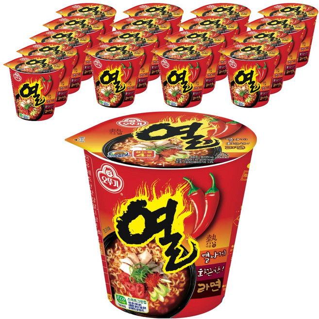 오뚜기 열라면 62g, 18개