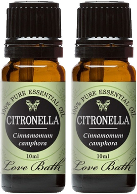 러브바스 아로마 에센셜 오일 시트로넬라, 10ml, 2개