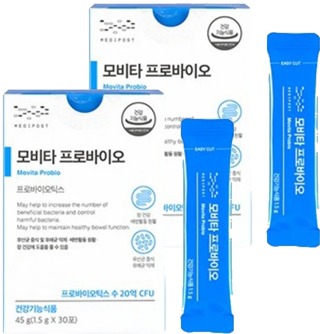 메디포스트 모비타 프로바이오 30p, 45g, 2개 - 쿠팡