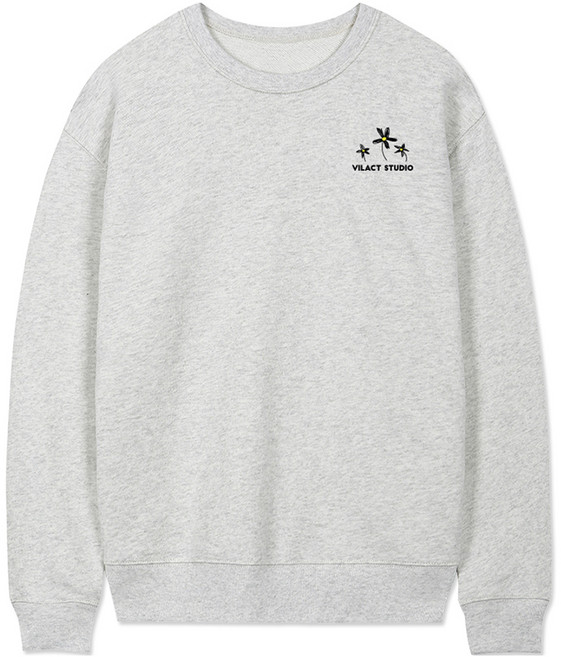 빌락트 플라워 가든 스몰로고 쮸리 맨투맨 티셔츠