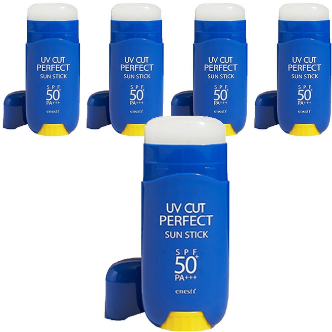 에네스티 유브이 컷 퍼펙트 썬스틱 SPF50+ PA+++, 23g, 5개