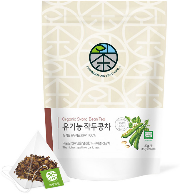 평창다원 유기농 작두콩차 삼각티백, 1.5g, 20개입, 1개