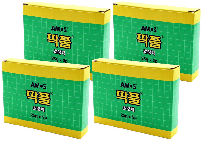 아모스 초강력 딱풀, 25g, 20개