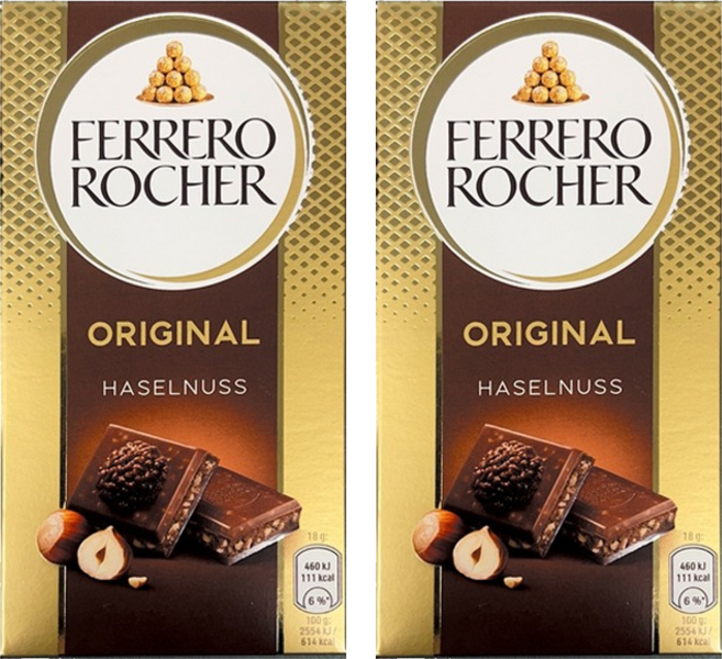 페레로로쉐 오리지널 헤이즐넛 밀크 초콜릿, 90g, 2개