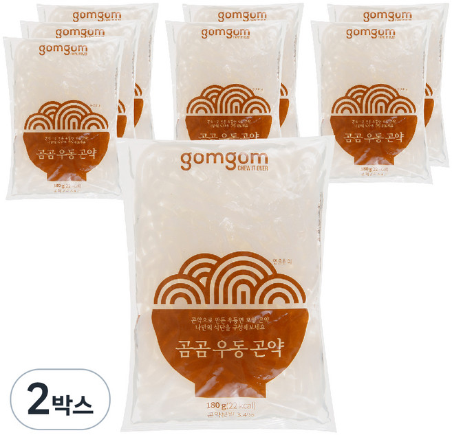 곰곰 우동 곤약, 1.44kg, 2박스
