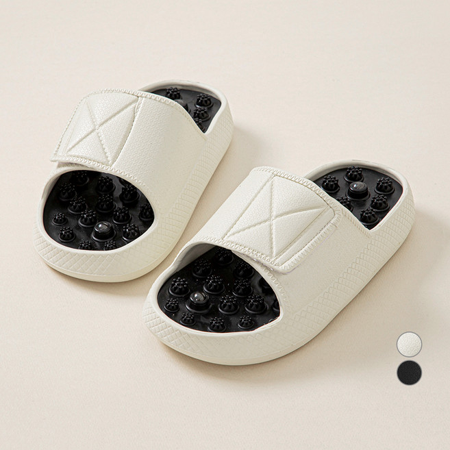 캐럿 EVA 벨크로 지압 슬리퍼