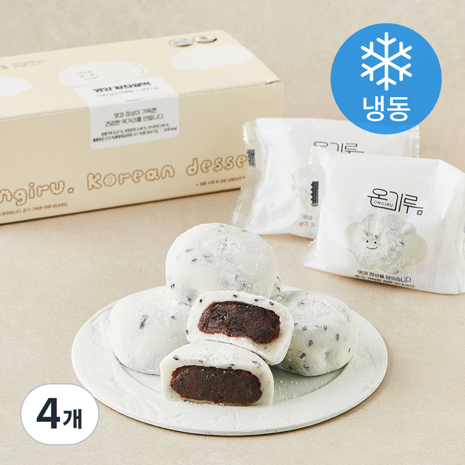 온기루 영양 왕찹쌀떡 (냉동), 100g, 4개, 5개입