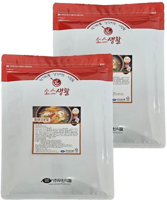 두원식품 황태국 분말, 1kg, 2개