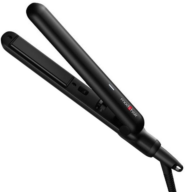 mod's hair 迷你輕巧陶瓷直髮夾, 黑色, MHS-2034-K-TW