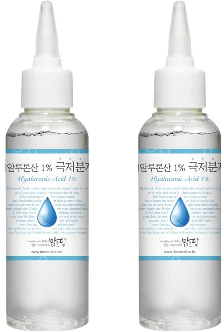 맑을담 히알루론산 1% 극저분자 원액 앰플, 2개, 100ml - 쿠팡