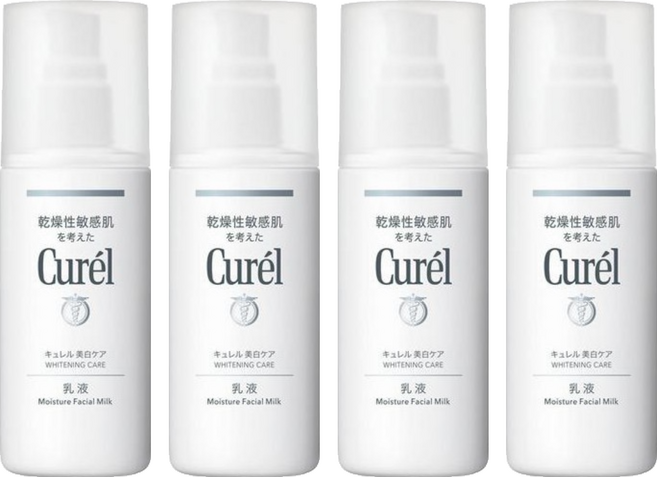 Curel 珂潤 潤浸保濕乳液 美白 瓶裝, 110ml, 4瓶