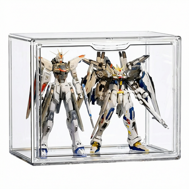 모더너리 다용도 보관 피큐어 장식장 투명 박스형 쇼케이스, 1개