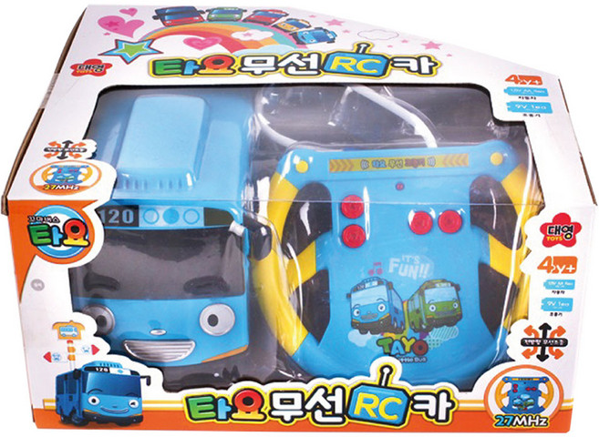 타요 무선 RC카, 혼합색상, 1개