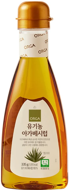 올가홀푸드 유기농 아가베시럽, 335g, 1개 - 쿠팡