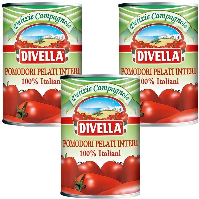 디벨라 홀 토마토 통조림, 400g, 3개 - 쿠팡