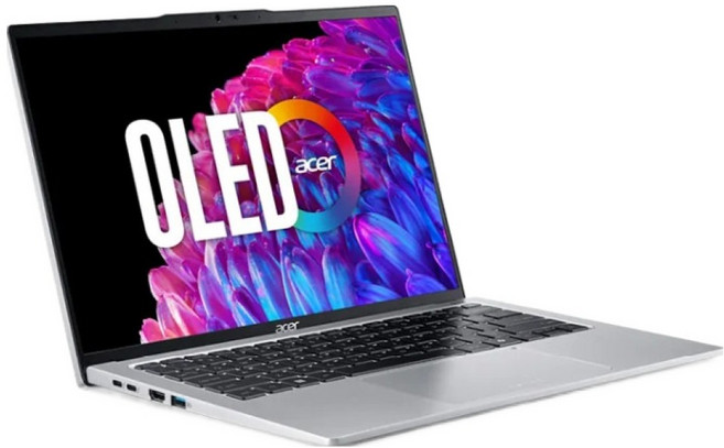 acer 宏碁 Swift GO 輕薄AI筆電 14 Core Ultra 5 125H, 銀色, 512GB, 32GB, WIN11, SFG14-73T-50NA