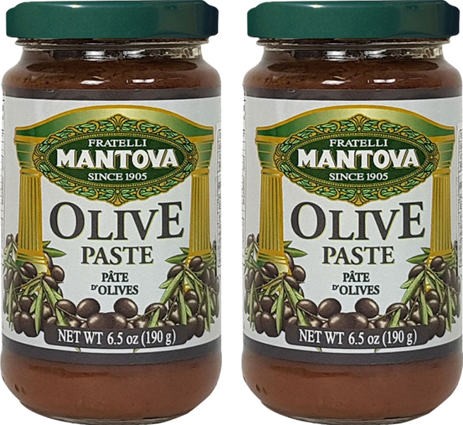 만토바 올리브 페이스트, 190g, 2개