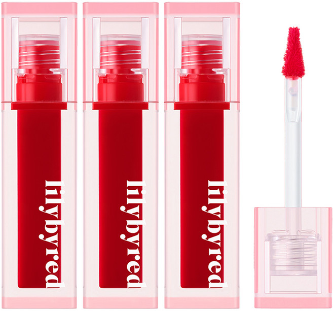 릴리바이레드 쥬시 라이어 워터 틴트, 02체리크러쉬인척, 3개