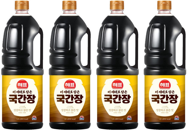 해표 국간장, 1.8L, 4개