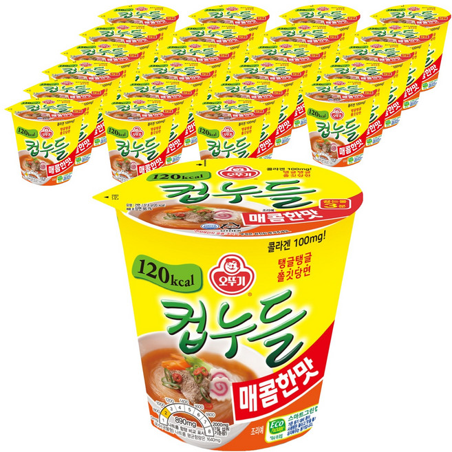 오뚜기 컵누들 매콤한맛 37.8g, 24개