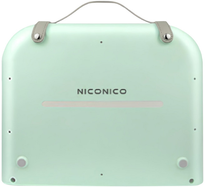 NICONICO 時尚摺疊暖足電暖器 原廠保固, 碧綠, NI-WF1023