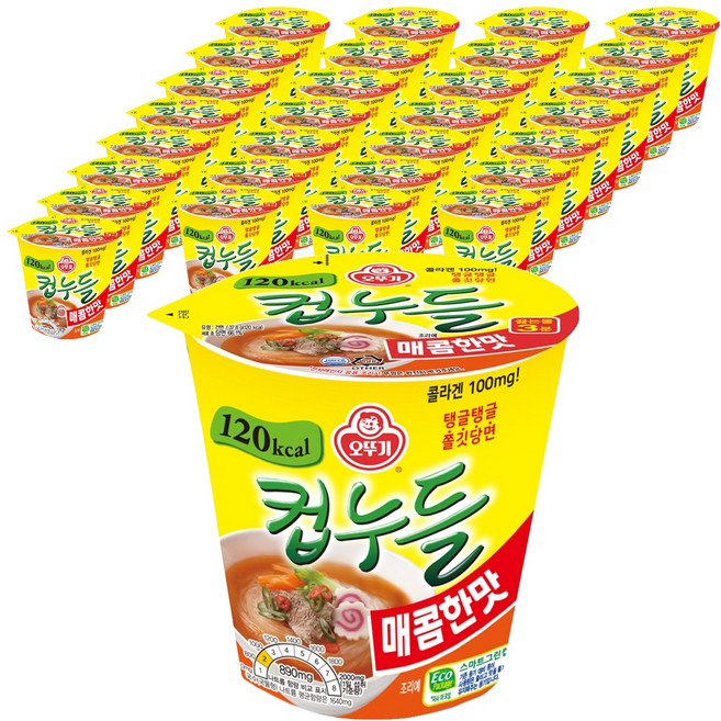 오뚜기 컵누들 매콤한맛 37.8g, 30개