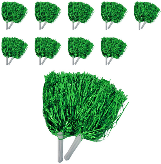 파티쇼 폼폼메탈 응원수술 2p, 그린, 10세트