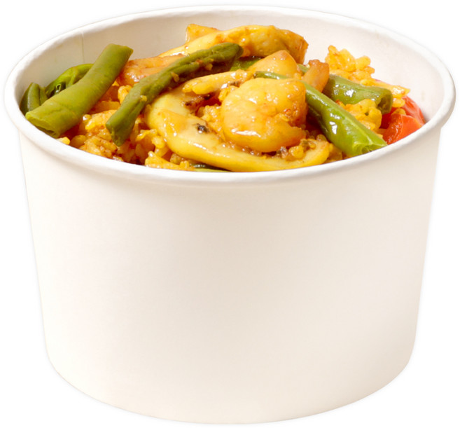 무지 종이용기 750cc, 100개입, 1개