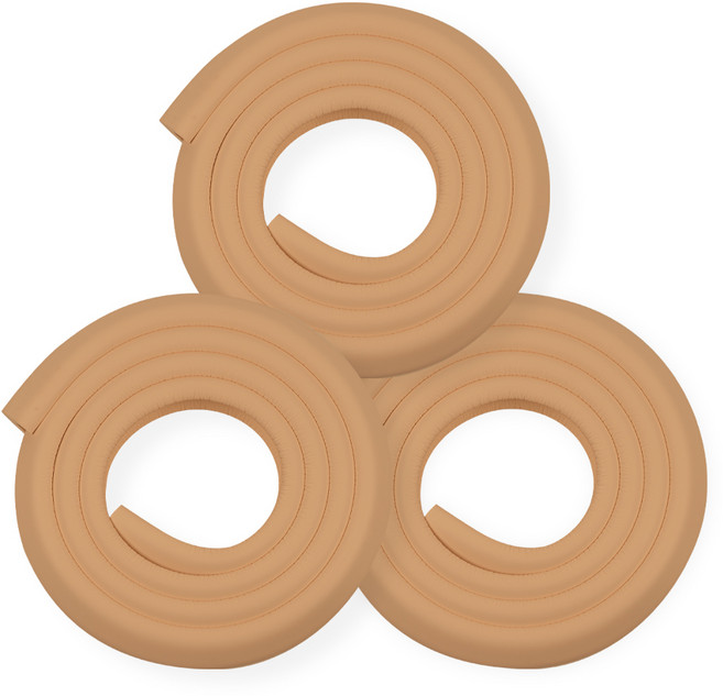 아가드 모서리 보호대 고급형, 카페라떼, 3개