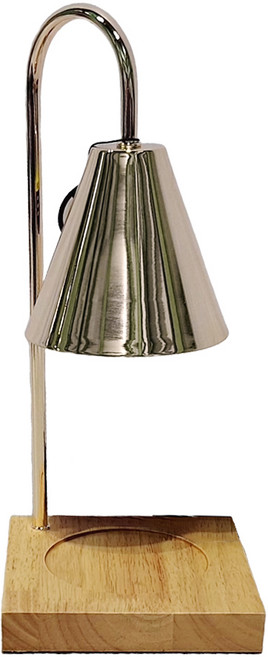 原木融蠟燈 定時 + 調光款 15 x 15 x 38cm, 金色