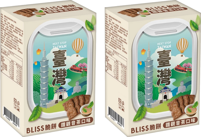 School of Cookie 台灣優格餅乾學院 鐵觀音烏龍茶脆餅 4包, 68g, 2盒