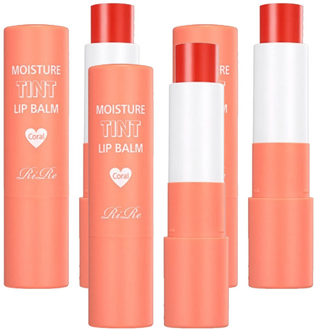 리르 모이스처 틴트 틴티드 립밤, 코랄, 3.5g, 3개
