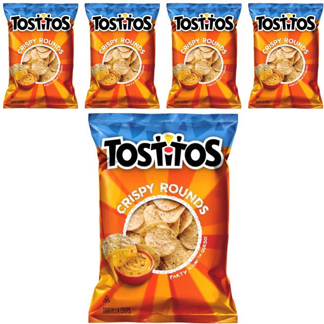 프리토레이 토스티토스 크리스피라운드 또띨라 칩, 283.5g, 5개