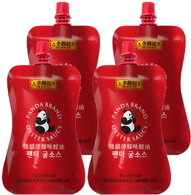 이금기 팬더 굴소스, 130g, 4개