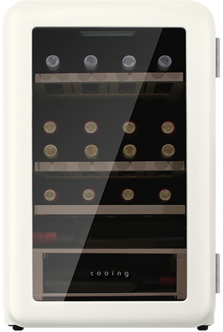 쿠잉전자 와인셀러 자가설치 20병, 크림화이트, WC-20WH