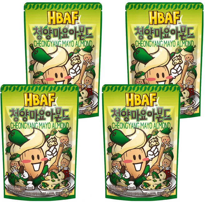 바프 청양마요 아몬드, 120g, 4개