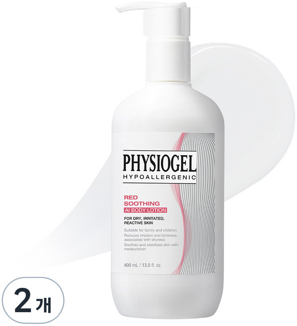 피지오겔 레드수딩 AI 바디로션, 400ml, 2개